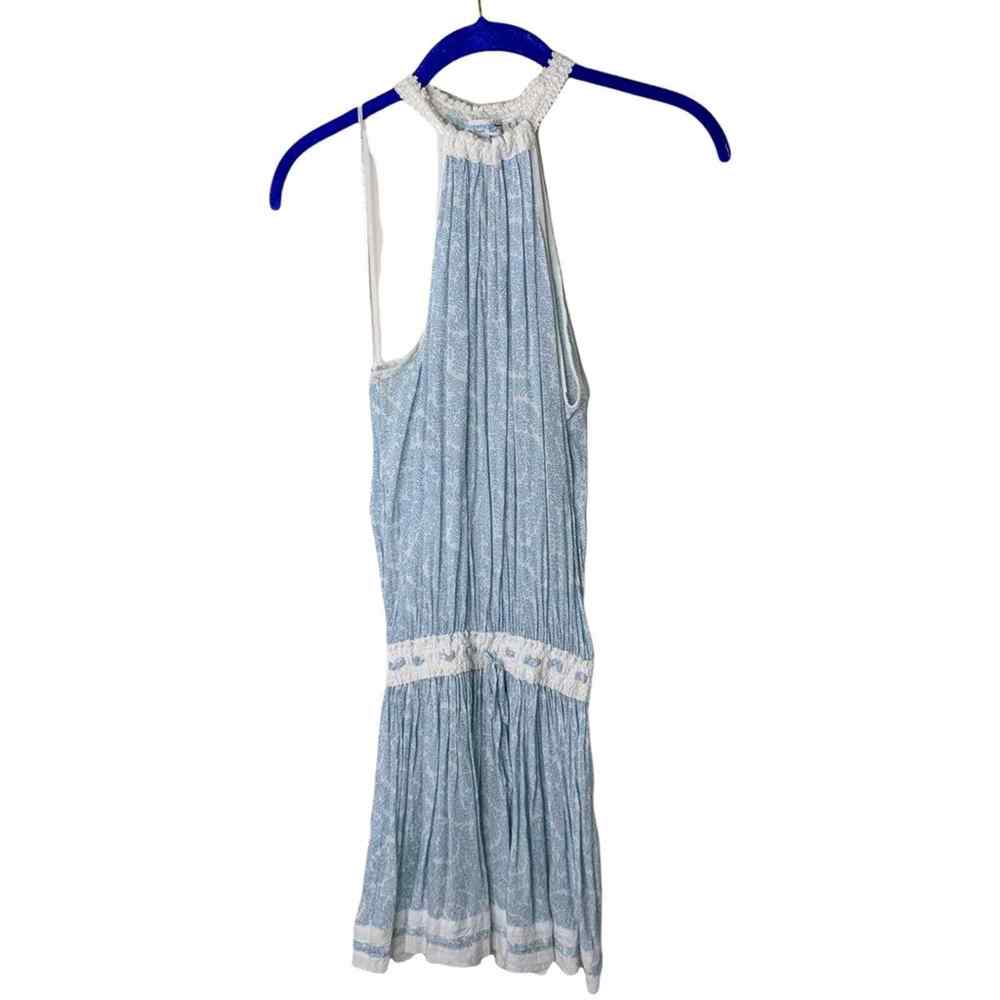 Poupette St. Barth light blue halter mini dress size 1